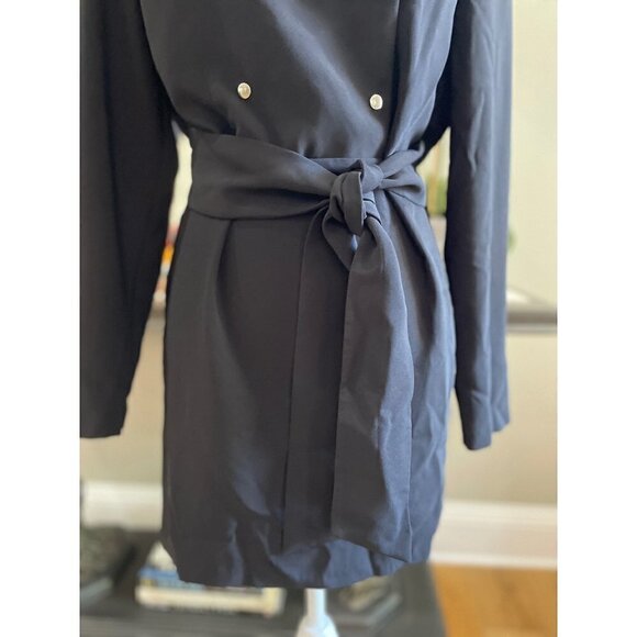 Amanda Uprichard Franconia Dress Black Womens Size Small - Picture 8 of 13